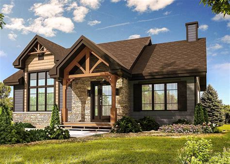 image of colonial craftsman ranch house with metal roof|Modern Craftsman Style House Plan With Metal Roof .